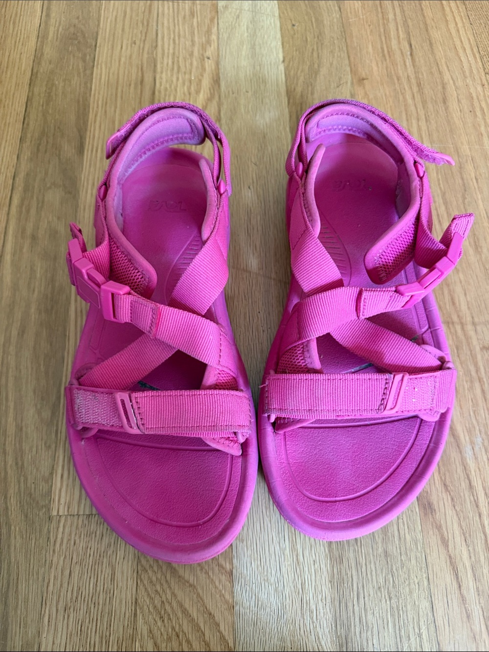 Teva Pink Adjustable Strap Sandals